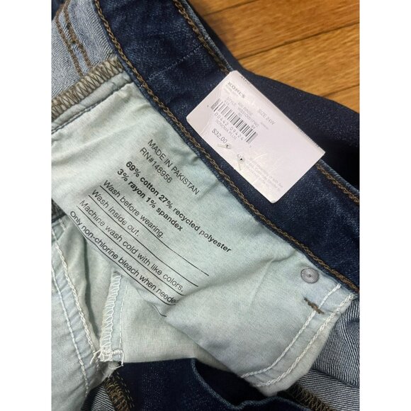 Sonoma Bermuda Denim Shorts Women's Plus Size 24W Dark Wash Blue NWT $32 - Picture 4 of 5